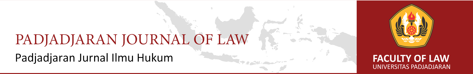 Padjadjaran Jurnal Ilmu Hukum (Journal of Law)